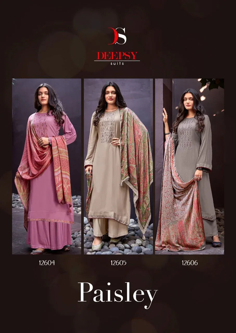 DEEPSY SUITS PAISLEY PASHMINA WINTER SUITS Anant Tex Exports Private Limited