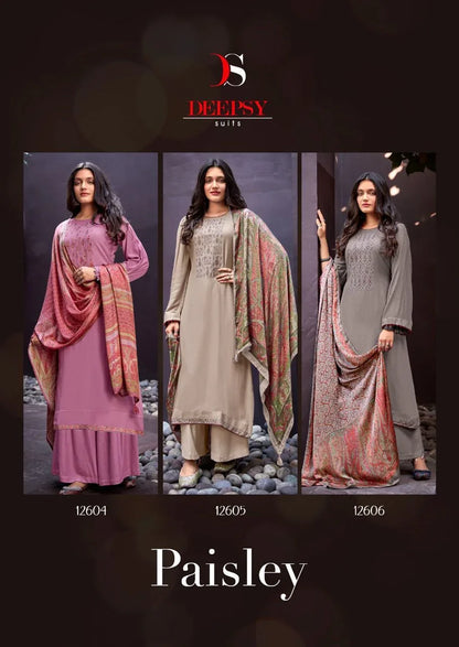 DEEPSY SUITS PAISLEY PASHMINA WINTER SUITS Anant Tex Exports Private Limited