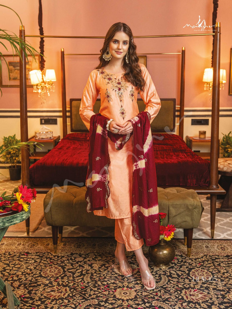 Mayur Lilac Designer Readymade Party Wear Suit Anant Tex Exports Private Limited