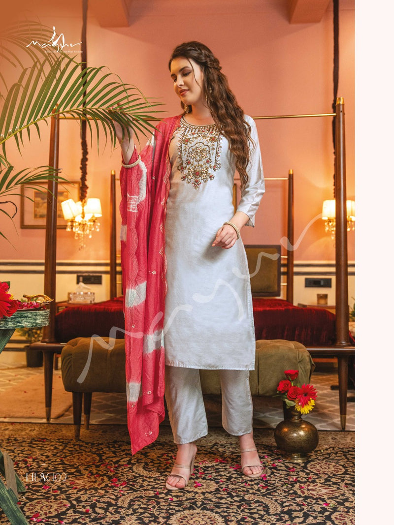 Mayur Lilac Designer Readymade Party Wear Suit Anant Tex Exports Private Limited