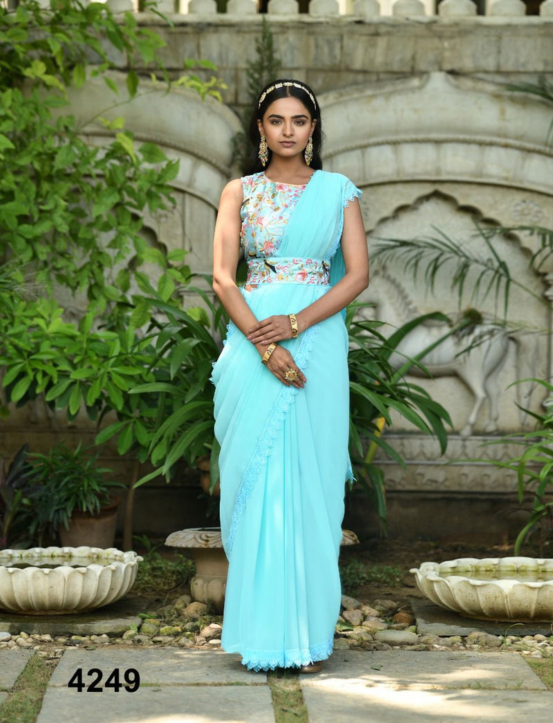 NAZNEEN GARGI 4247 SERIES GEORGETTE SAREE Anant Tex Exports Private Limited