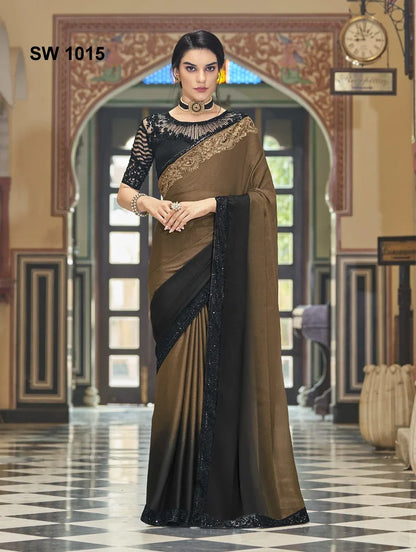 Tfh Soft Satin Silk Saree Anant Tex Exports Private Limited