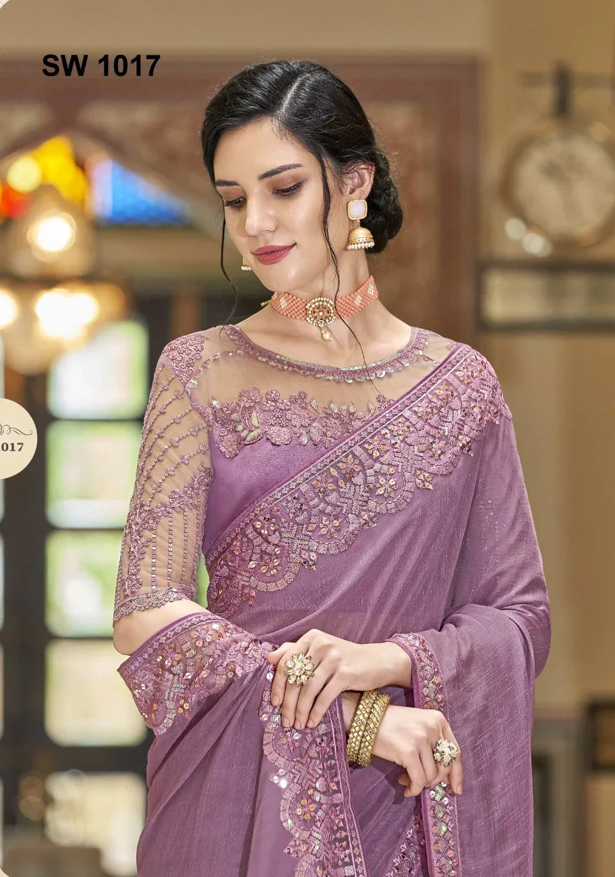 Tfh Soft Satin Silk Saree Anant Tex Exports Private Limited