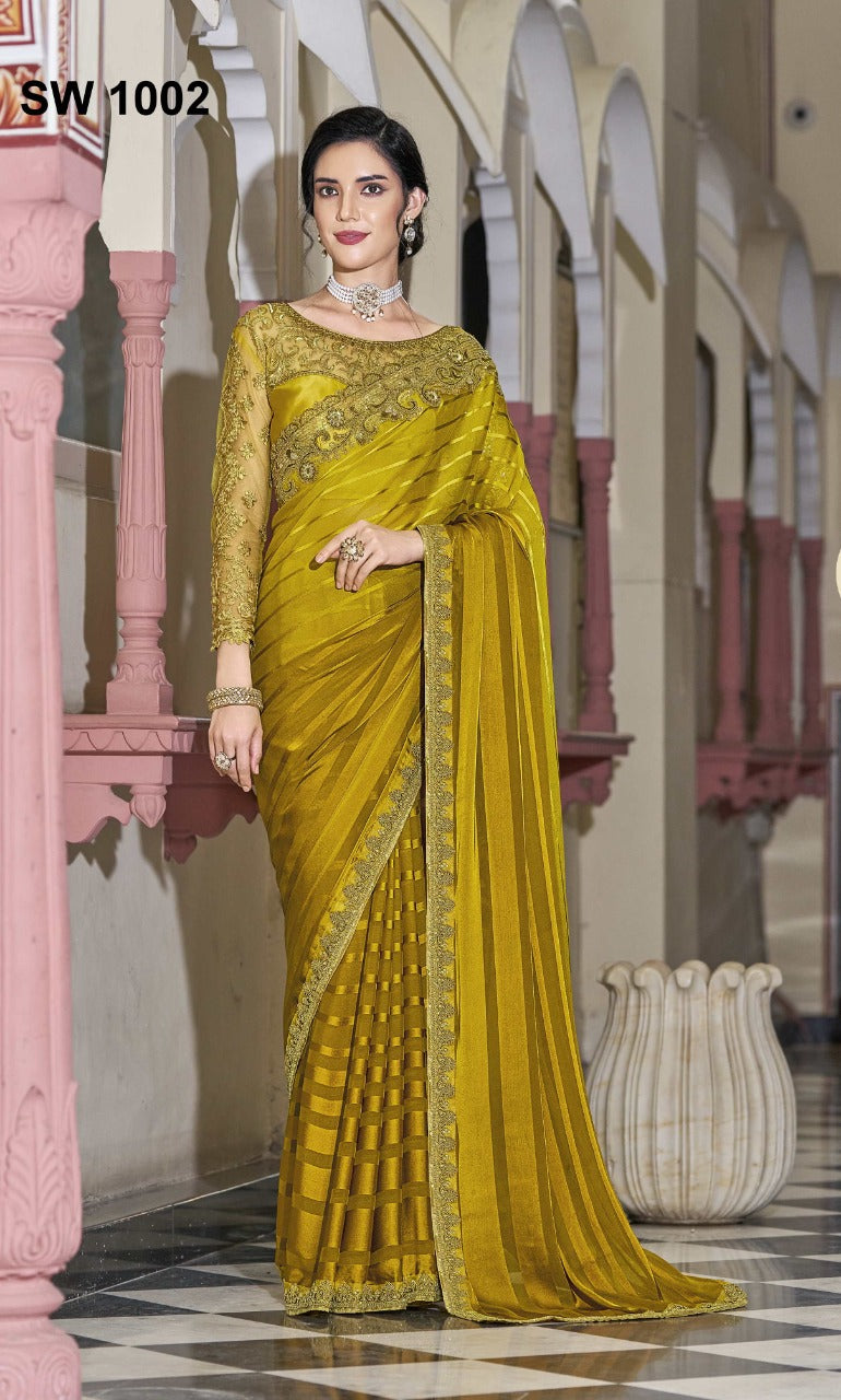 Tfh Soft Satin Silk Saree Anant Tex Exports Private Limited