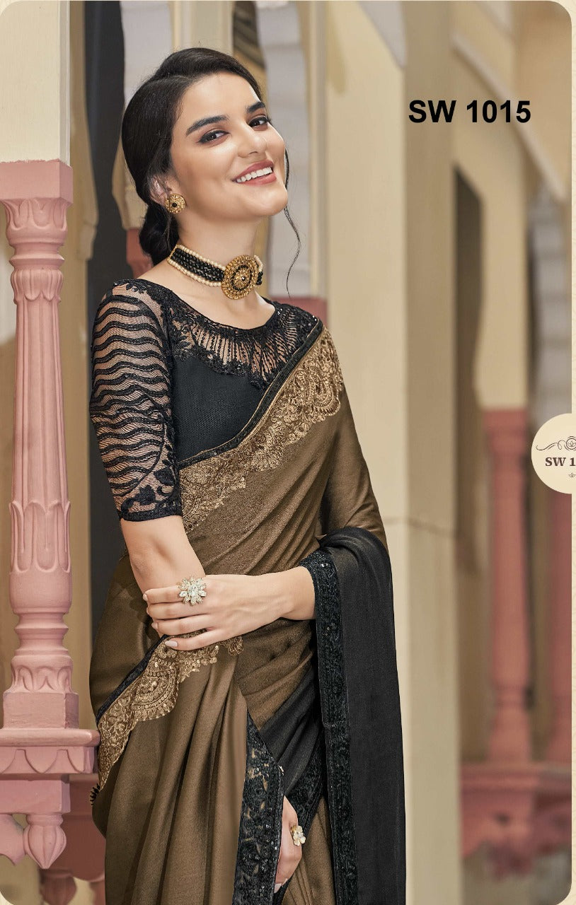 Tfh Soft Satin Silk Saree Anant Tex Exports Private Limited