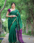 SOFT LILAN SLAB ATTRACTIVE CHARMFULL SAREE Anant Tex Exports Private Limited