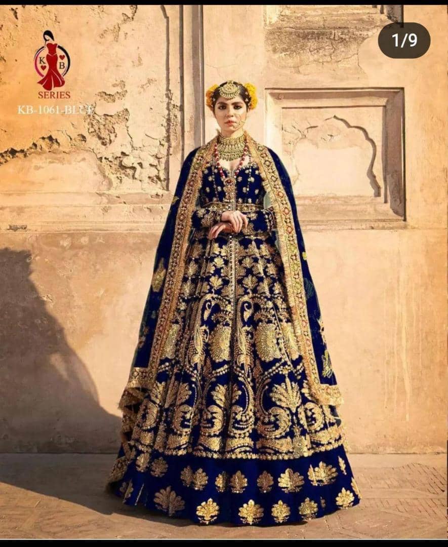 BRIDAL ANARKALI HEAVY DUPATTA BOUTIQUE LEHENGA Anant Tex Exports Private Limited