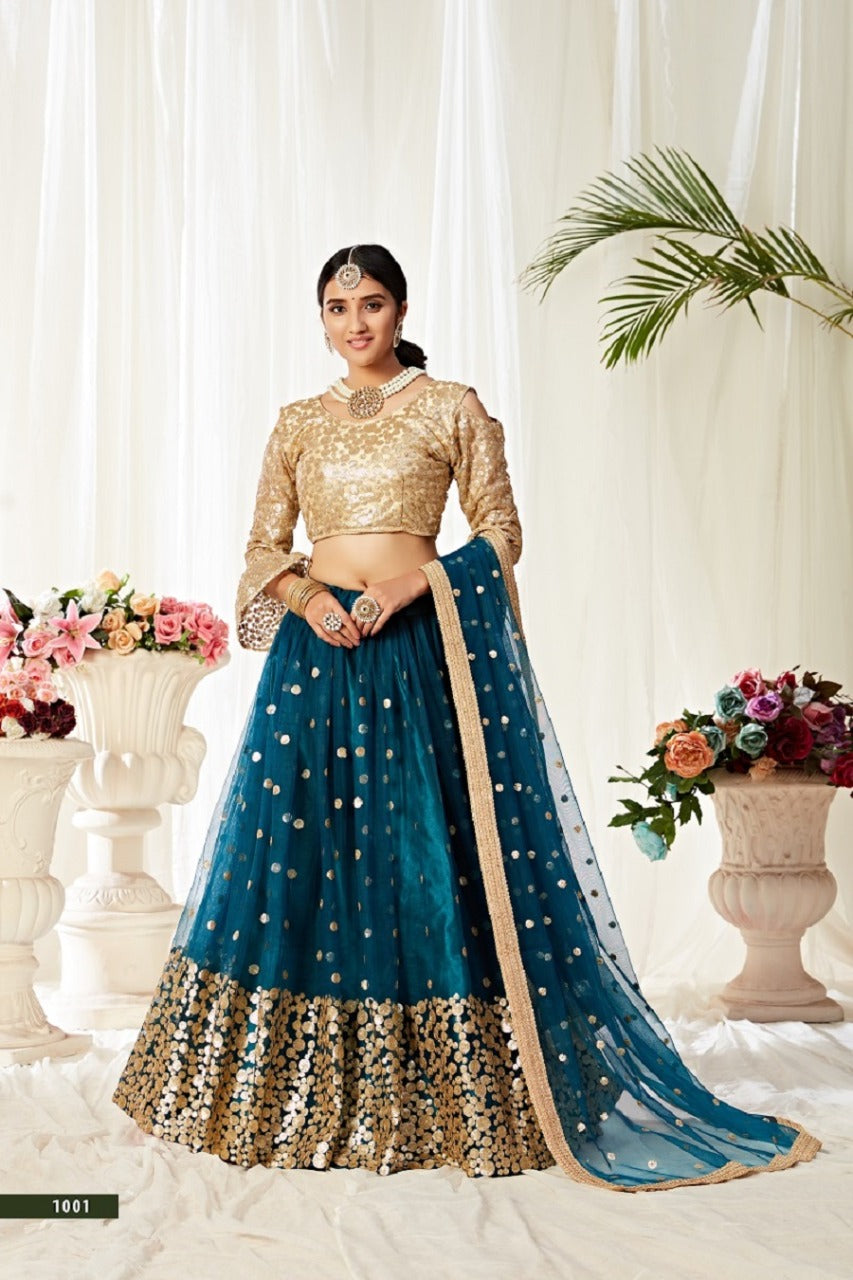 AGNILEKHA - 1001 DESIGNER PARTY WEAR HEAVY LEHENGA CHOLI Anant Tex Exports Private Limited