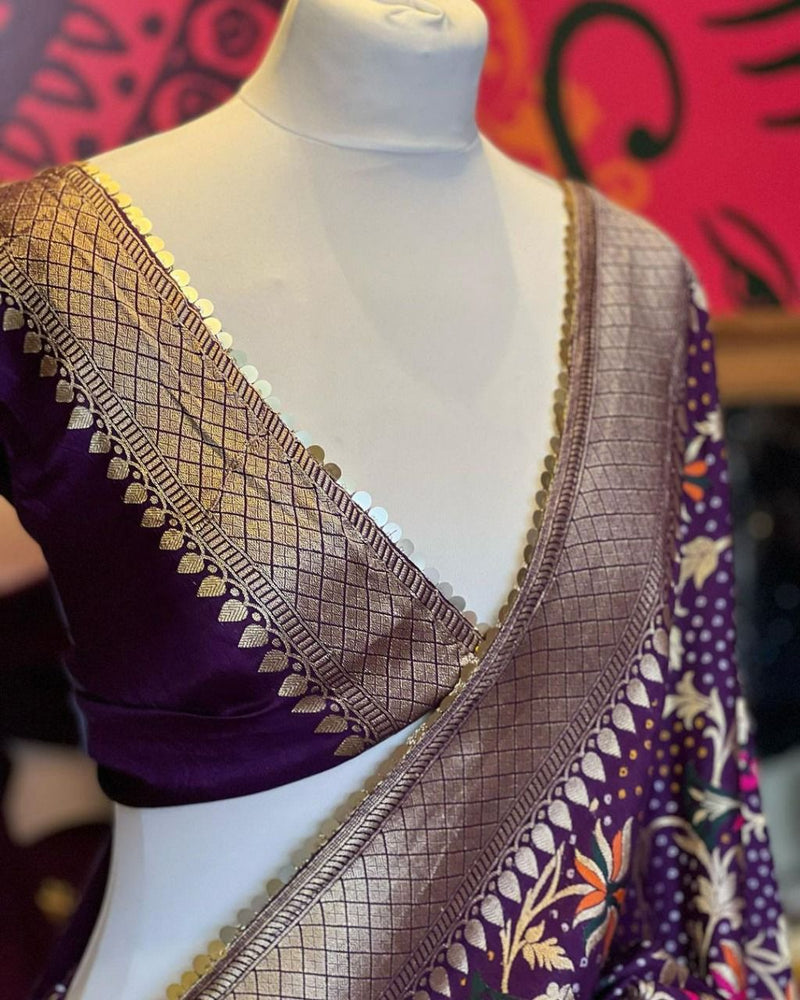 Heavy Jaccard Silk With Sequins Lace Border Saree Anant Tex Exports Private Limited