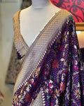 Heavy Jaccard Silk With Sequins Lace Border Saree Anant Tex Exports Private Limited