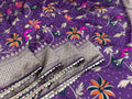 Heavy Jaccard Silk With Sequins Lace Border Saree Anant Tex Exports Private Limited