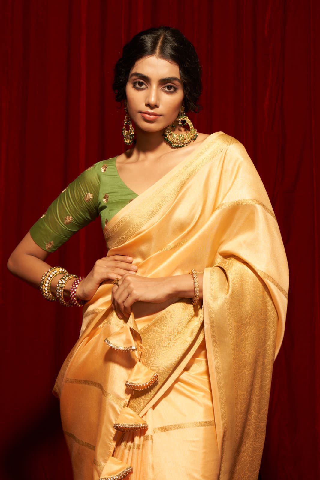 Ishanika Cotton Silk Weaves Jacquard Weaving Border Saree Anant Tex Exports Private Limited