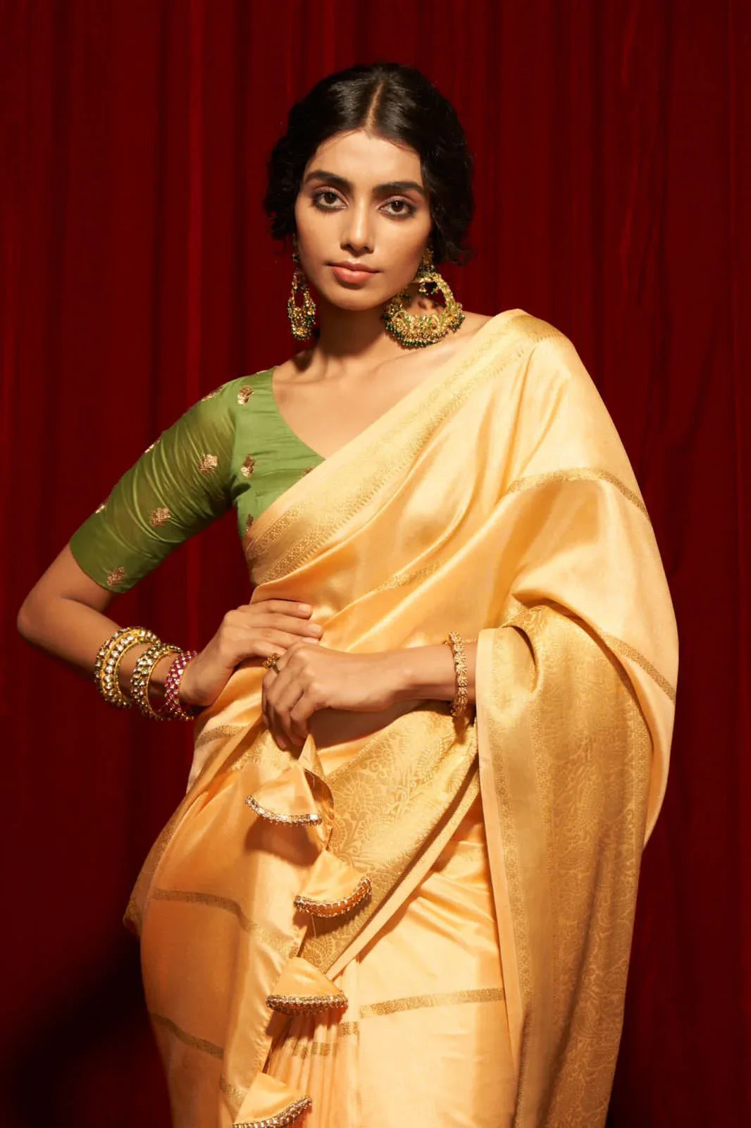 Ishanika Cotton Silk Weaves Jacquard Weaving Border Saree Anant Tex Exports Private Limited