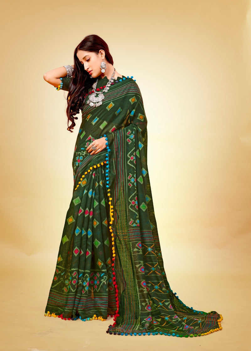 Soft cotton with Pum pum Saree Anant Tex Exports Private Limited