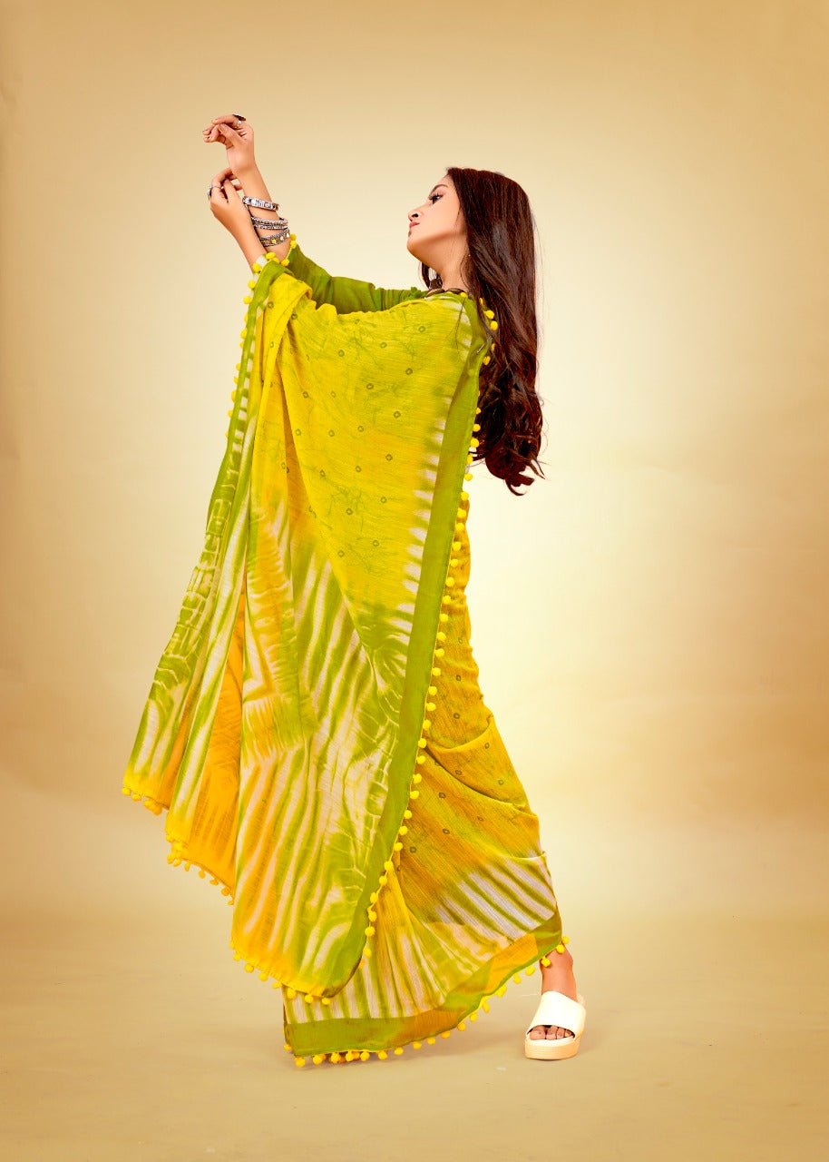 Soft cotton with Pum pum Saree Anant Tex Exports Private Limited