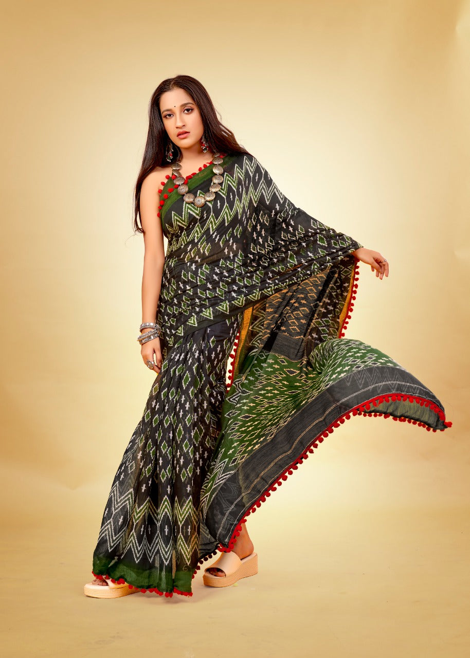 Soft cotton with Pum pum Saree Anant Tex Exports Private Limited