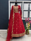 Heavy Faux Georgette With Embroidery Sequins Gown Anant Tex Exports Private Limited