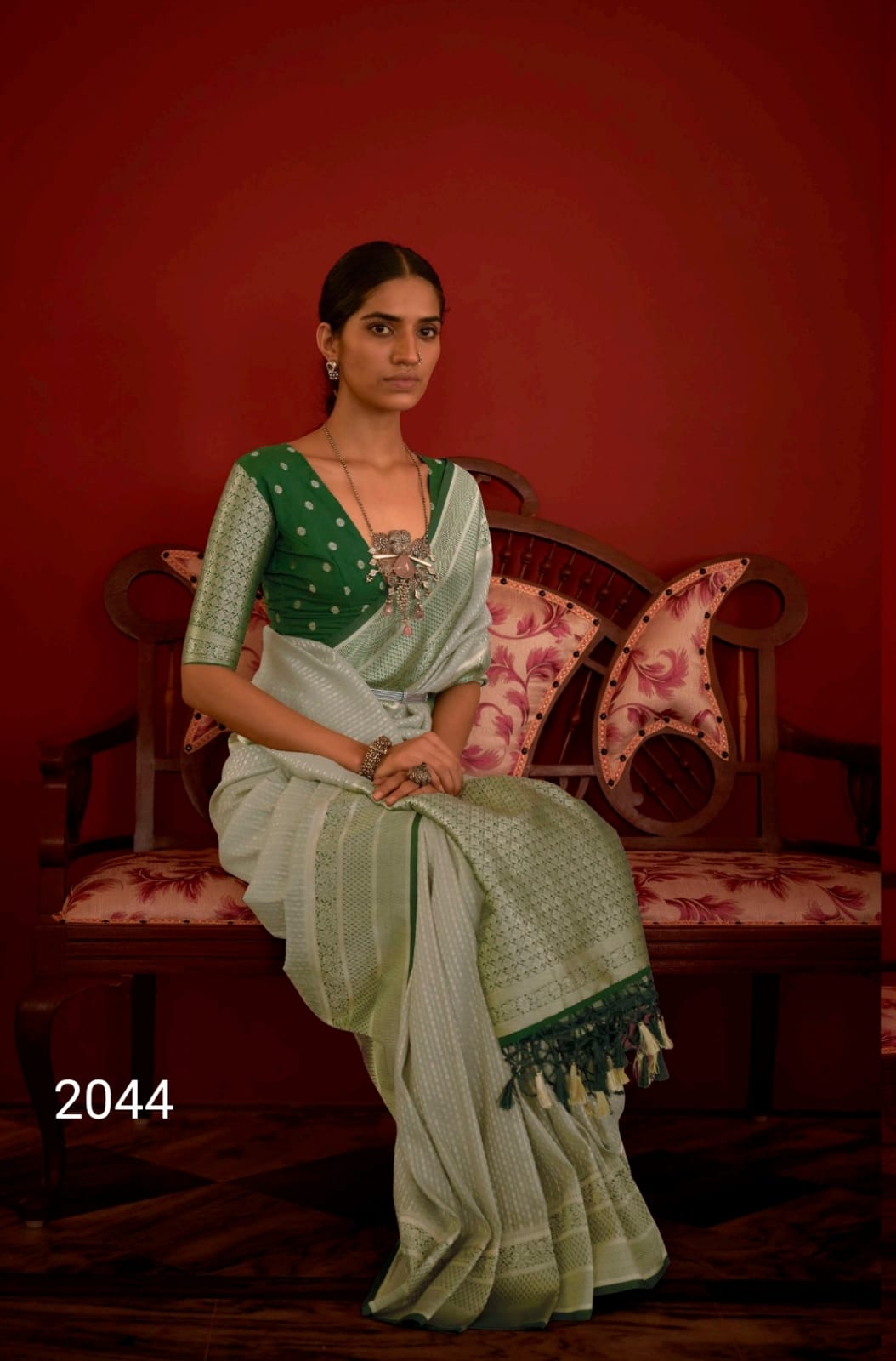 Kimora Sanganer Pure Georgette With Zari Weaving Saree Anant Tex Exports Private Limited