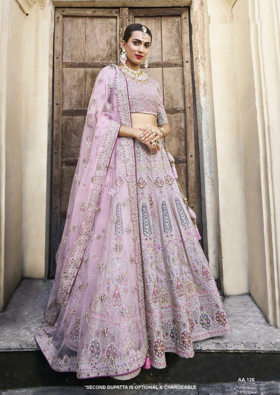 BRIDAL LEHENGA CHOLI COLLECTION D.NO -AA-126 Anant Tex Exports Private Limited