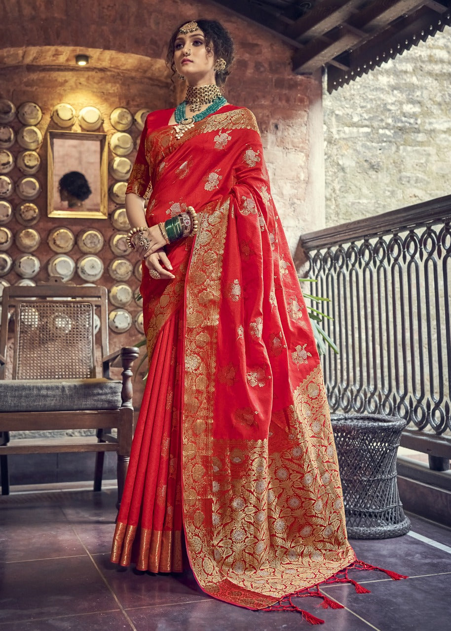 MANISHA BANARASI SILK FESTIVE WEAR SAREE Anant Tex Exports Private Limited