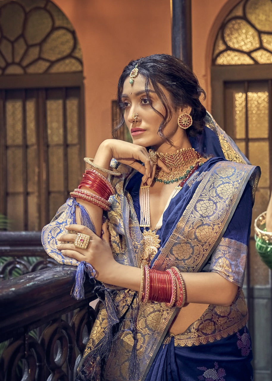 MANISHA BANARASI SILK FESTIVE WEAR SAREE Anant Tex Exports Private Limited