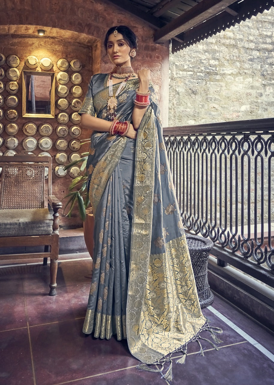 MANISHA BANARASI SILK FESTIVE WEAR SAREE Anant Tex Exports Private Limited