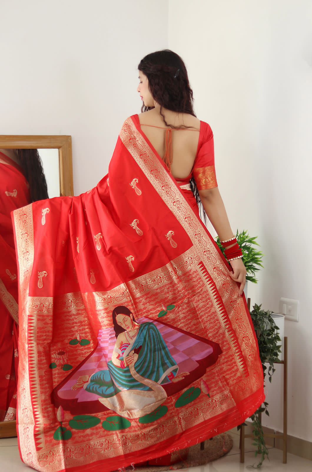 PALLU PAITHANI WEDDING PURE SILK SAREE Anant Tex Exports Private Limited