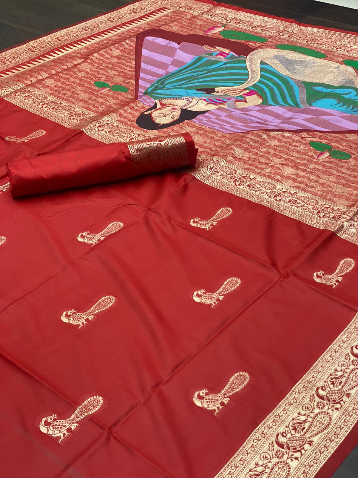 PALLU PAITHANI WEDDING PURE SILK SAREE Anant Tex Exports Private Limited