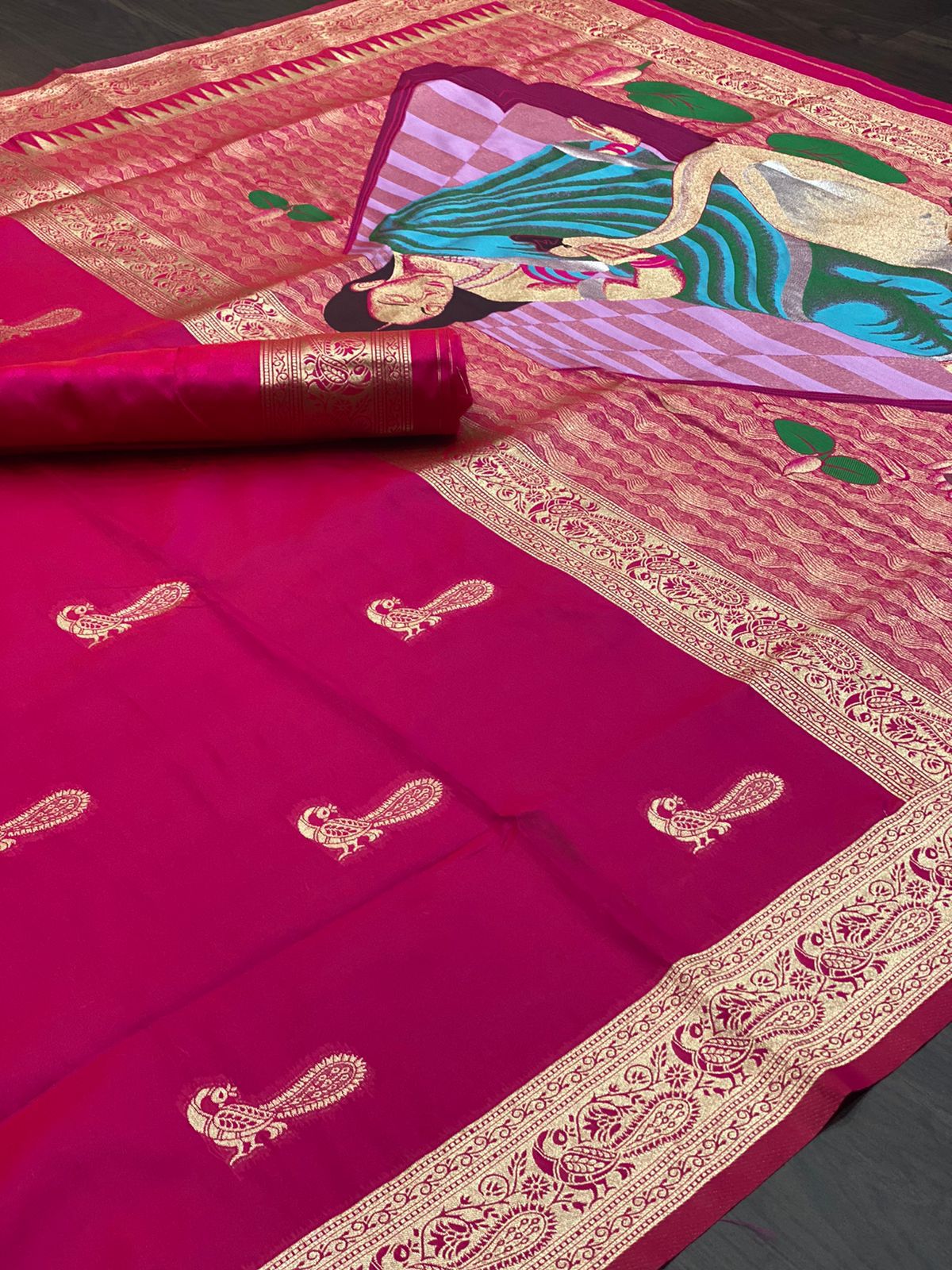 PALLU PAITHANI WEDDING PURE SILK SAREE Anant Tex Exports Private Limited