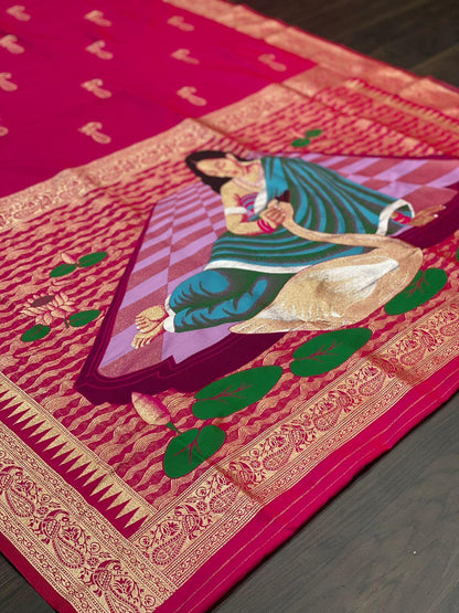 PALLU PAITHANI WEDDING PURE SILK SAREE Anant Tex Exports Private Limited