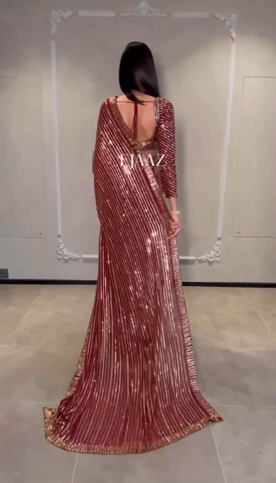 Party Wear Designer Sequin Saree Anant Tex Exports Private Limited