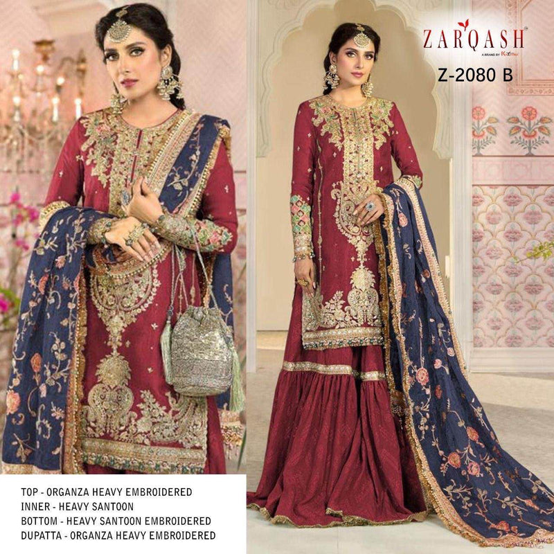 MARIYA Z-2080 EMBROIDERED SUIT Anant Tex Exports Private Limited
