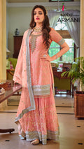 EBA ARMANI FAUX GEORGETTE SALWAR SUIT Anant Tex Exports Private Limited