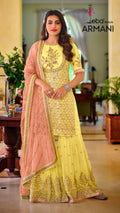 EBA ARMANI FAUX GEORGETTE SALWAR SUIT Anant Tex Exports Private Limited