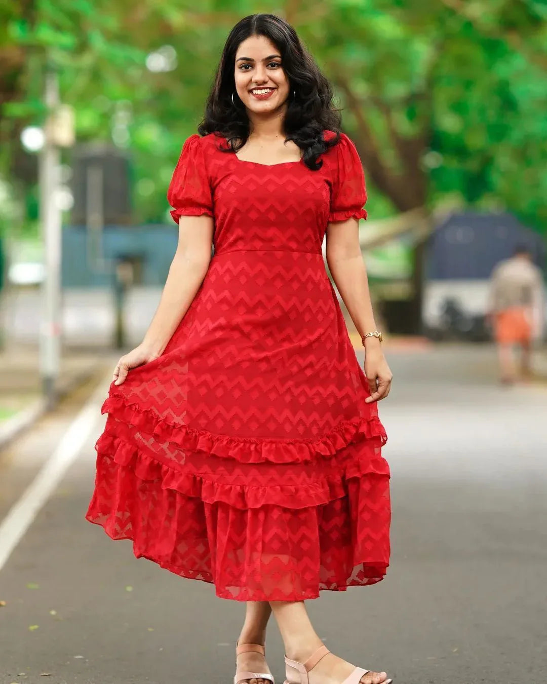 Christmas Special Midi Gown Anant Tex Exports Private Limited