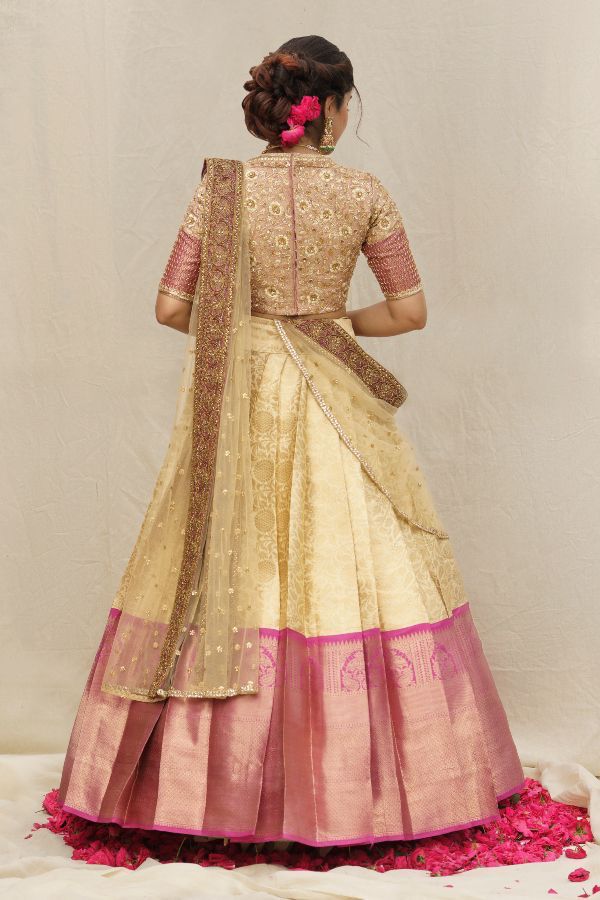 KANJIVARAM PURE SILK HALF SAREE VOL-01 Anant Tex Exports Private Limited