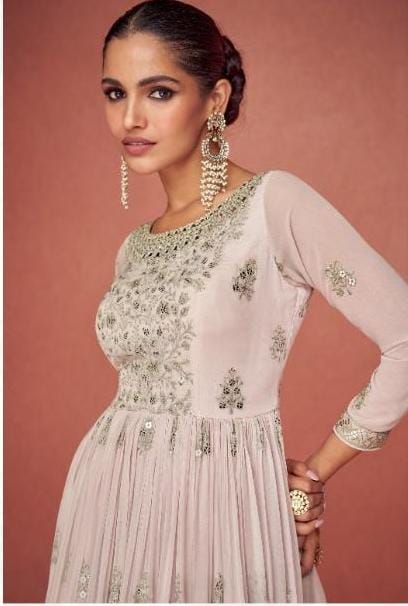 Aashirwad Aroma 9423-9427 Series Real Georgette Fancy Embroidered Salwar Suit Anant Tex Exports Private Limited