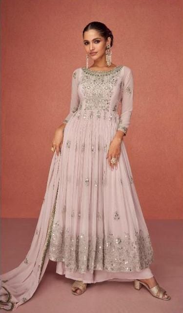 Aashirwad Aroma 9423-9427 Series Real Georgette Fancy Embroidered Salwar Suit Anant Tex Exports Private Limited