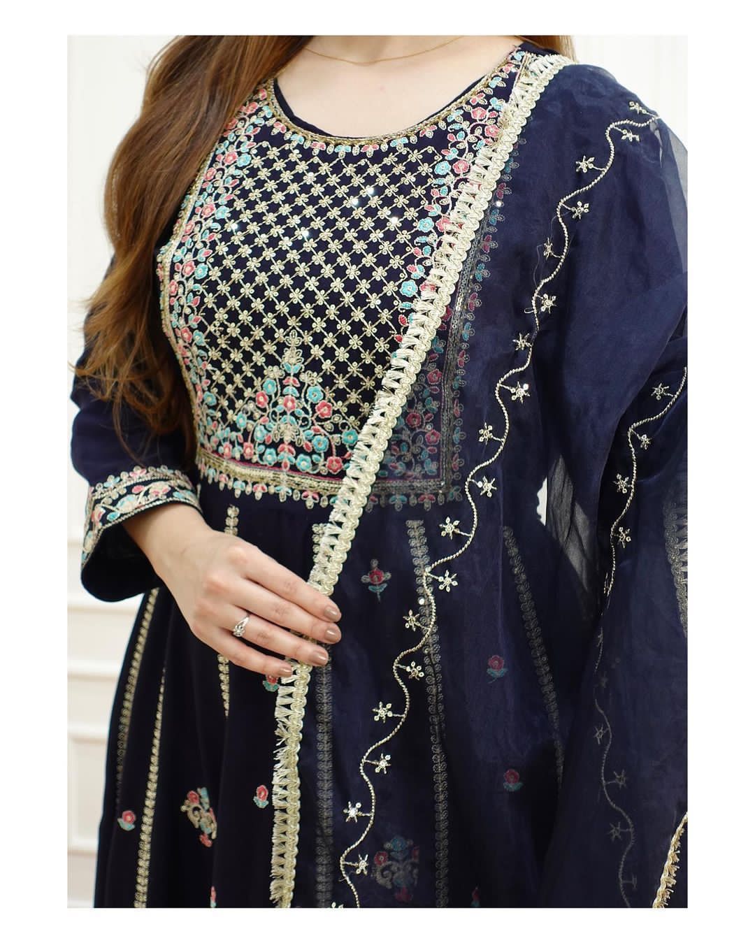 Festival Special Embroidery Rayon Suit Anant Tex Exports Private Limited