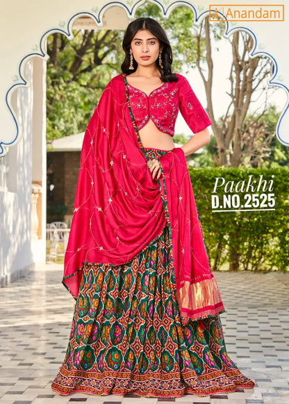 PARTY WEAR ANANDAM PAAKHI GAJII LEHENGA Anant Tex Exports Private Limited