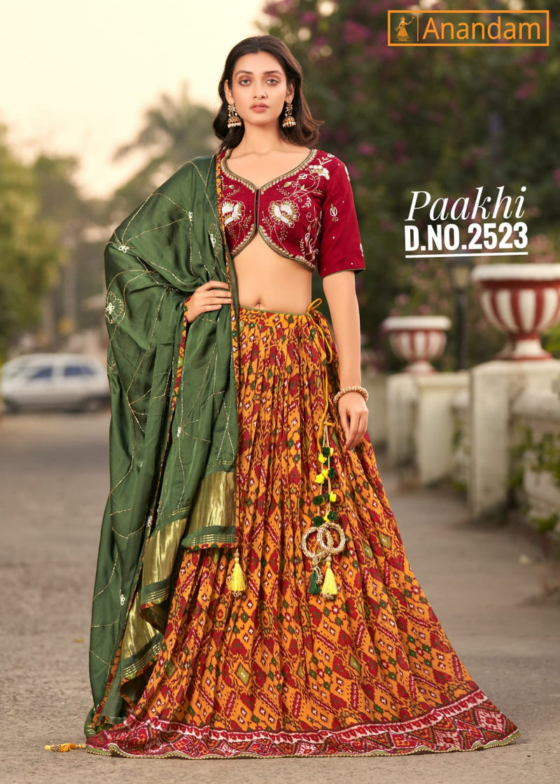 PARTY WEAR ANANDAM PAAKHI GAJII LEHENGA Anant Tex Exports Private Limited