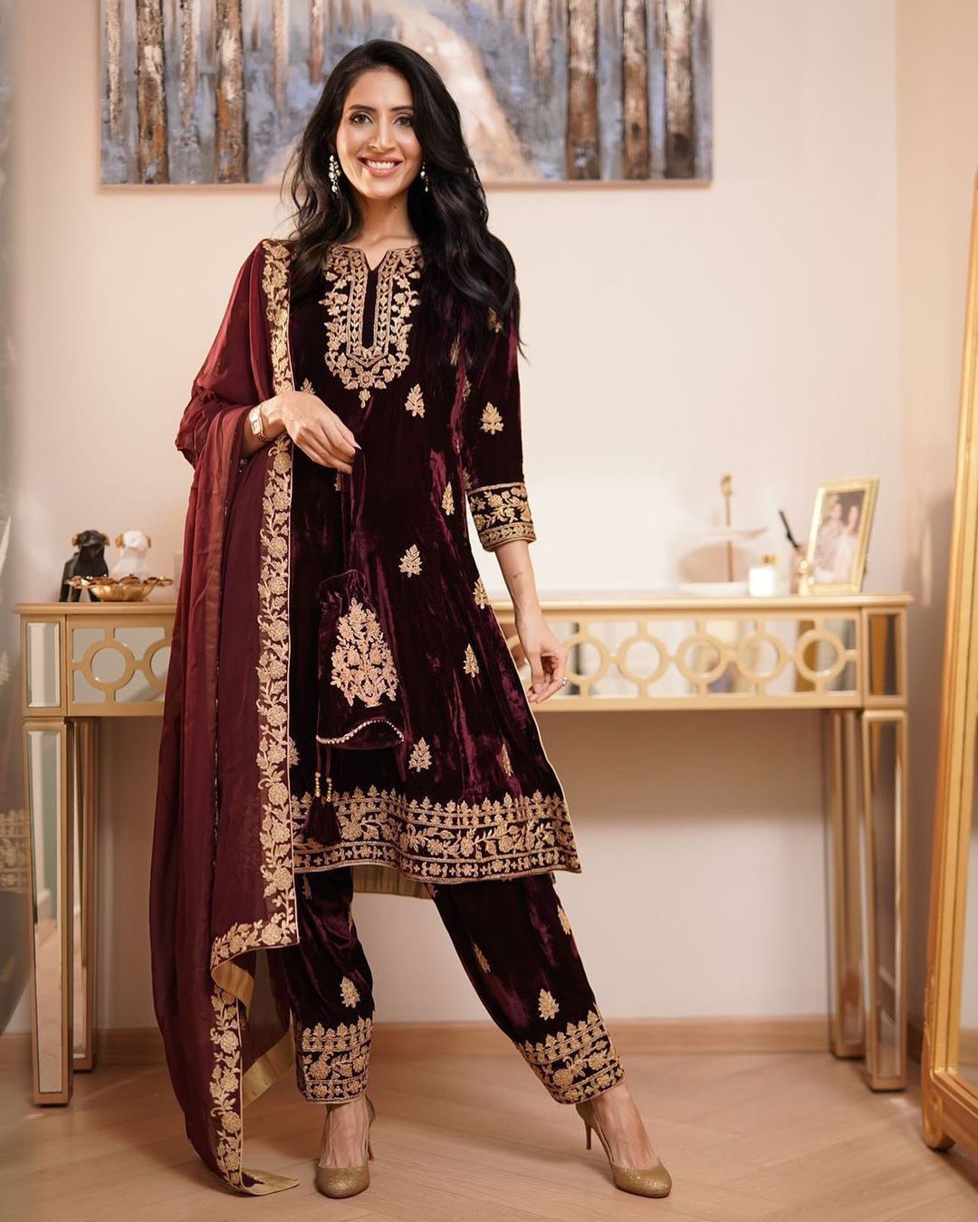 New Designer Party Wear Salwar Suit Anant Tex Exports Private Limited