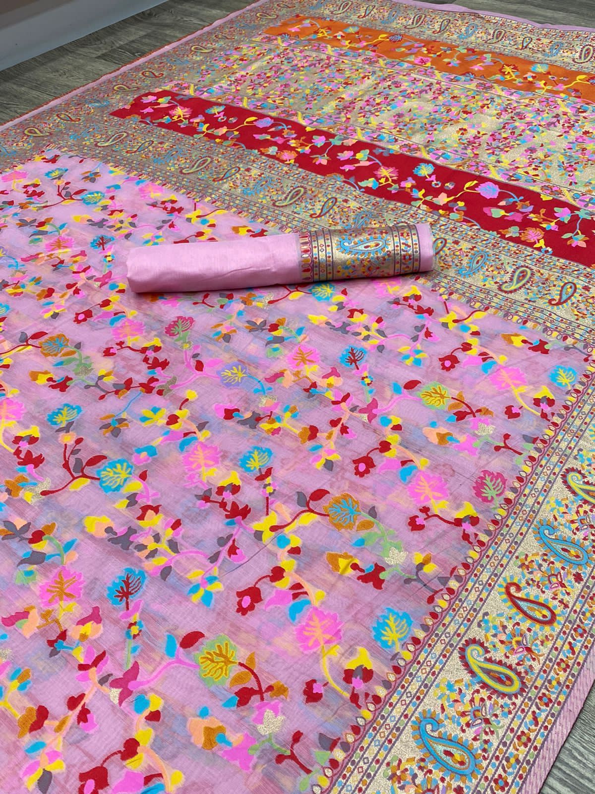 KASHMIRI WEAVING PURE ZARI SAREE Anant Tex Exports Private Limited