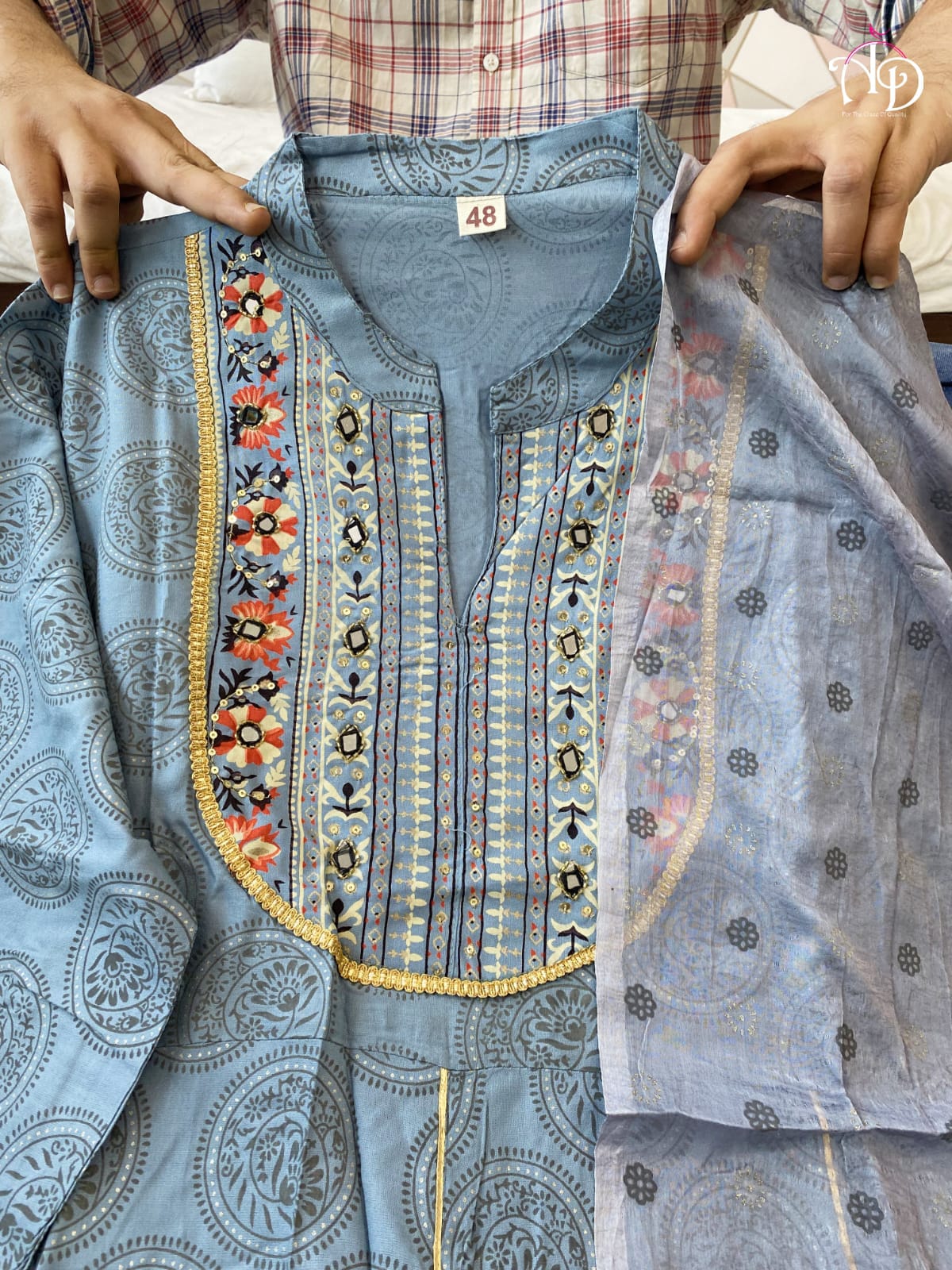 Jaipuri Neck Design and Heavy Rayon Kurti Anant Tex Exports Private Limited