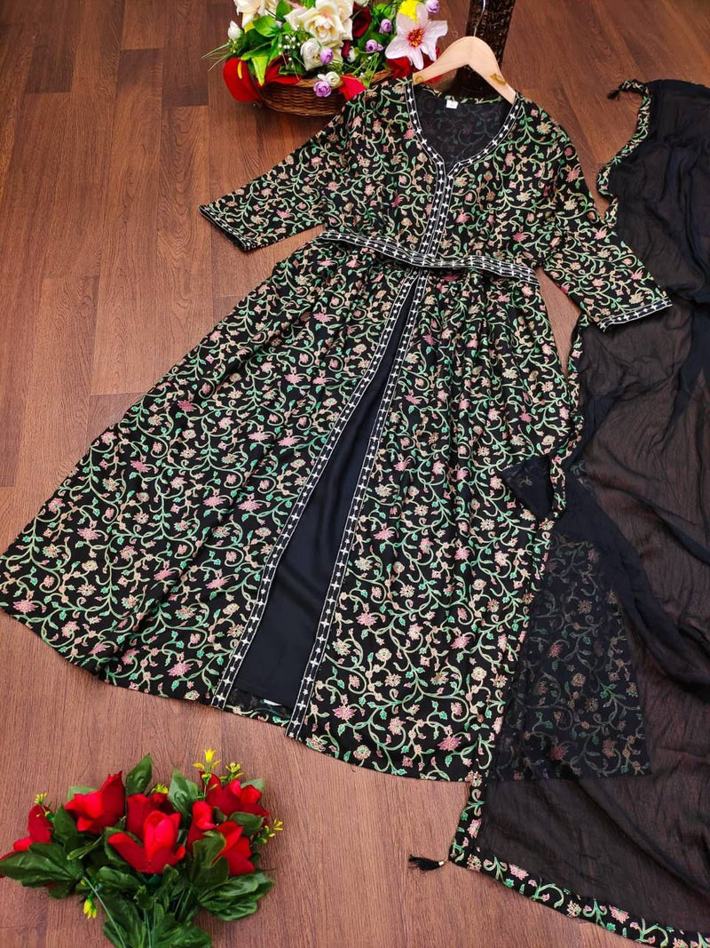 New mylar mirror embroidered Kurti Anant Tex Exports Private Limited