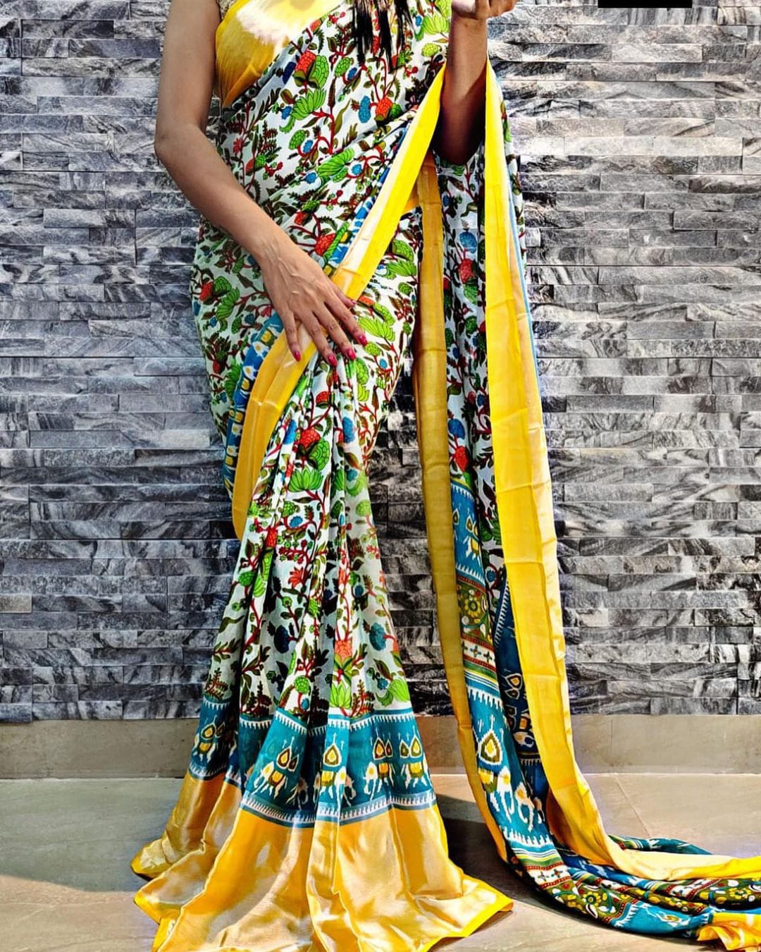 PARTY WEAR MOSS CHIFFON SAREE Anant Tex Exports Private Limited