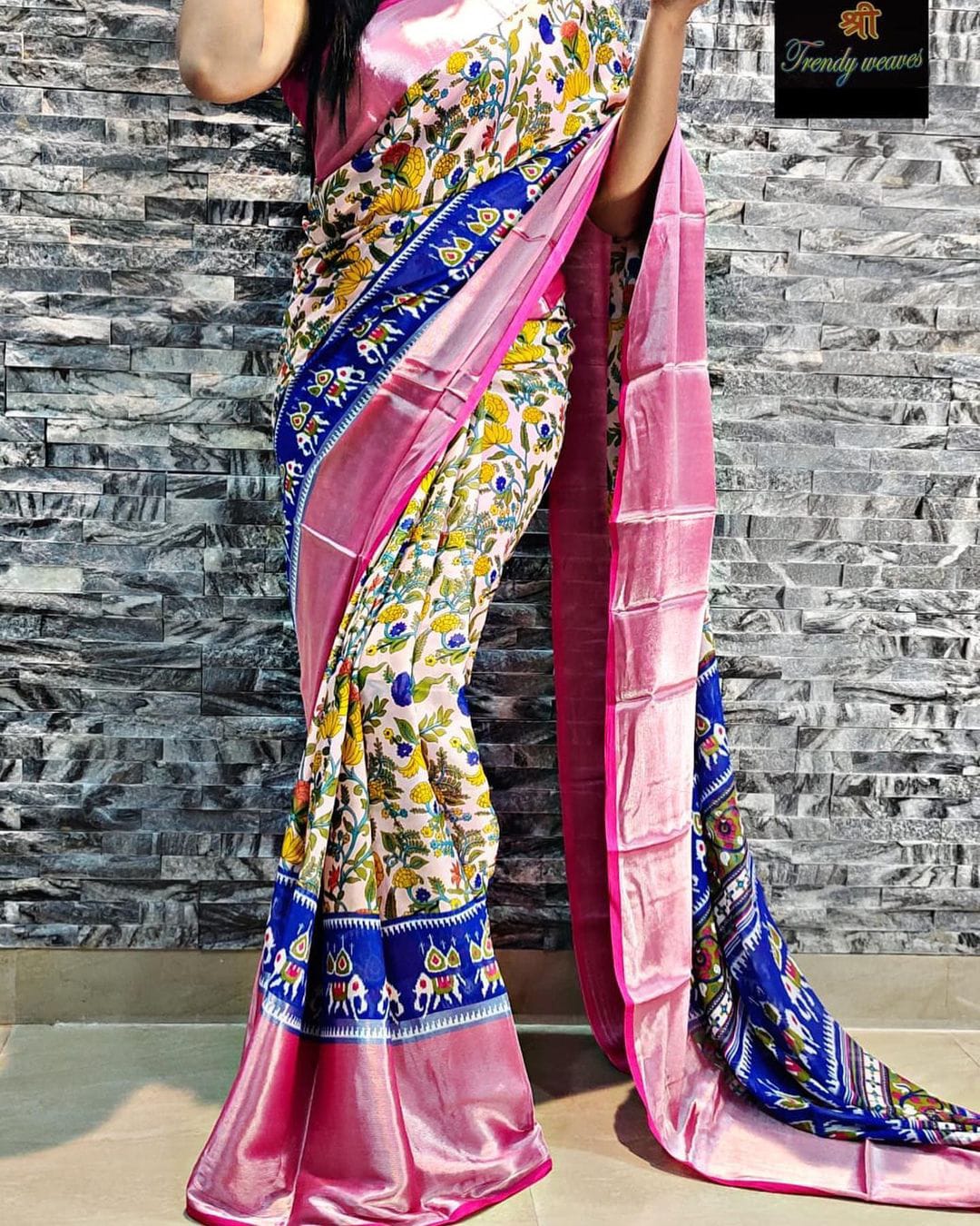 PARTY WEAR MOSS CHIFFON SAREE Anant Tex Exports Private Limited