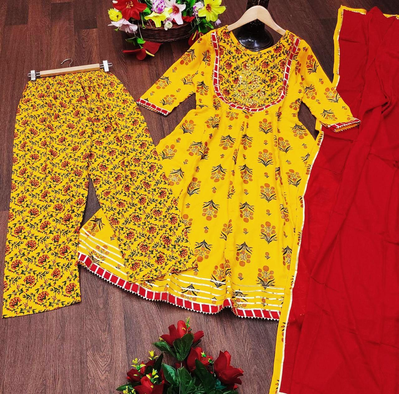 PURE RAYON ANARKALI KURTI Anant Tex Exports Private Limited