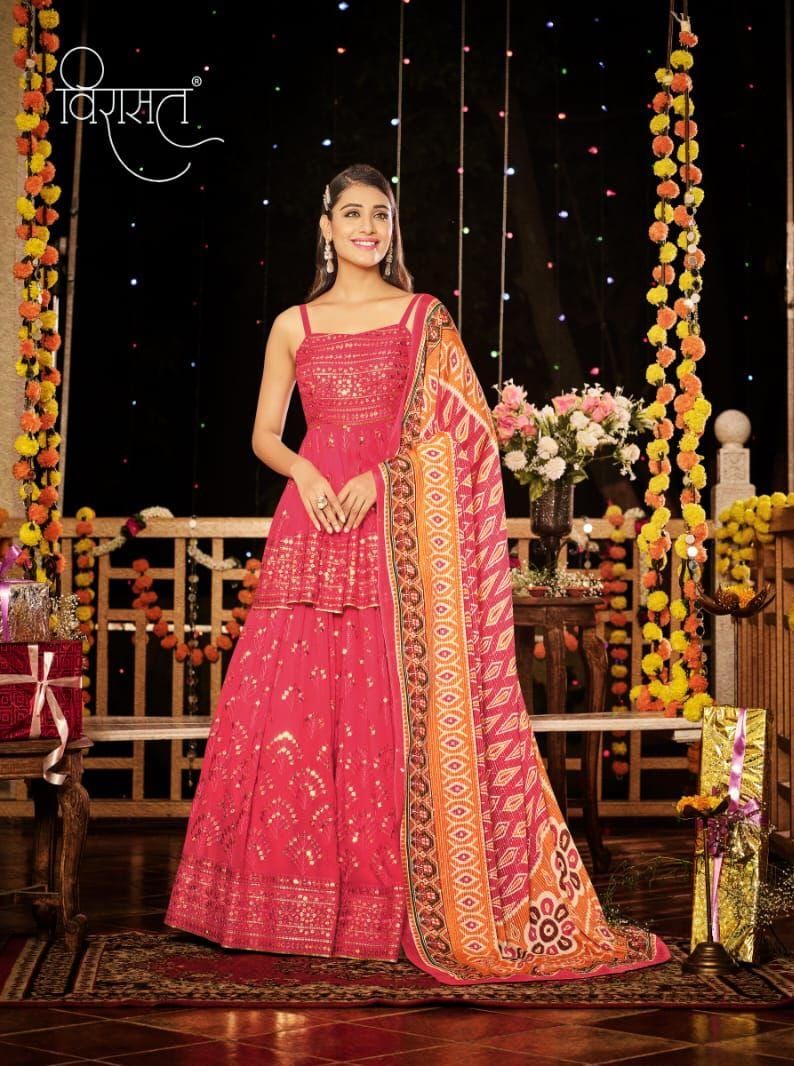 VIRASAT VOL ARDHANGINI 2001 SERIES DESIGNER GOWN Anant Tex Exports Private Limited