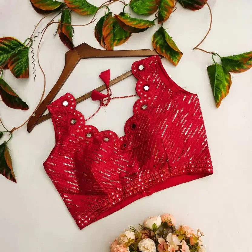 Mirror Hand Work Blouse Anant Tex Exports Private Limited